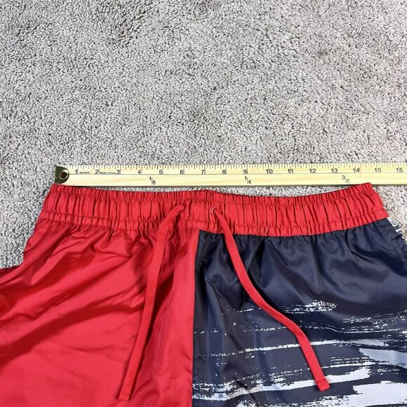 Nike Flow Summer Basketball Shorts Red Black Gray Men's Size Large - Picture 4 of 5